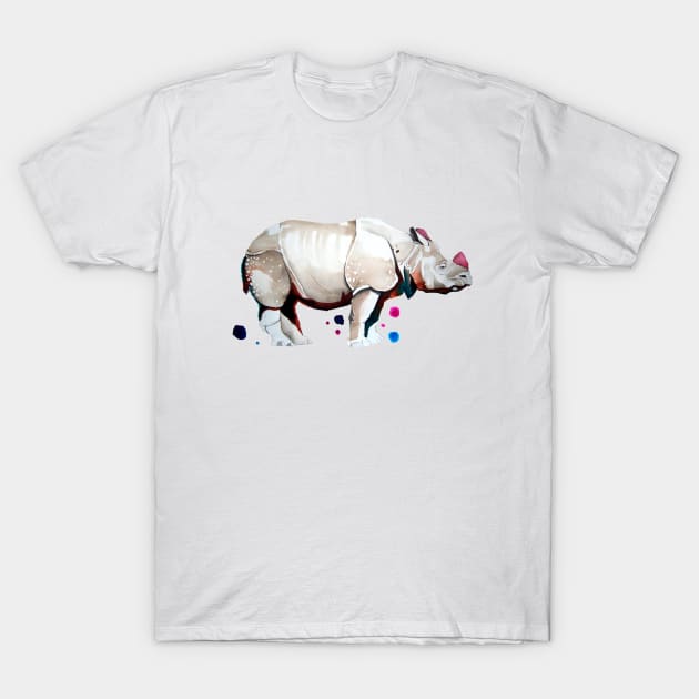 Java Rhino T-Shirt by Rociogomez